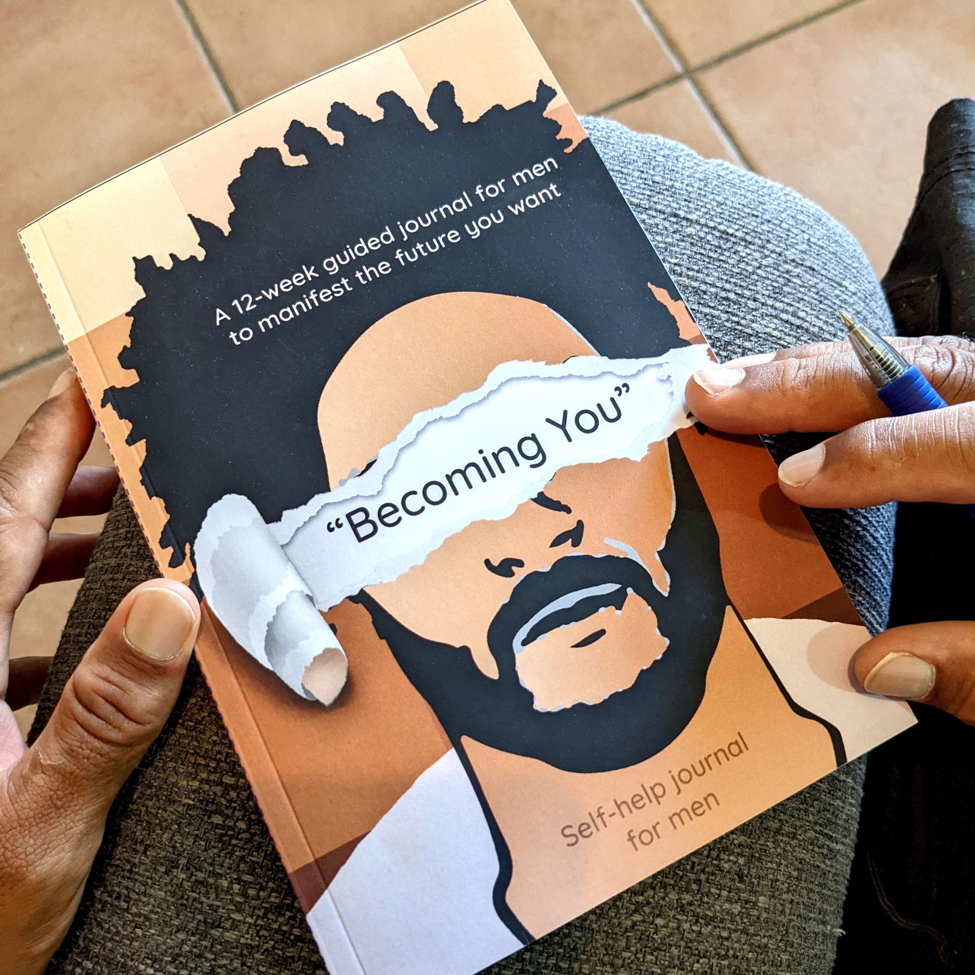 Becoming You Self-Help Journal For MEN Of Color - self-help 