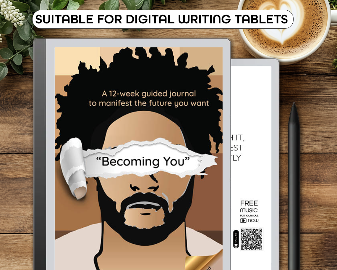 Becoming You Guided Journal for Men - Digital Download