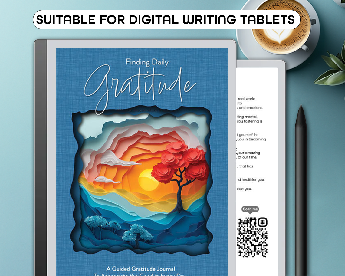 Finding Daily Gratitude - Digital Download - Blue - Digital